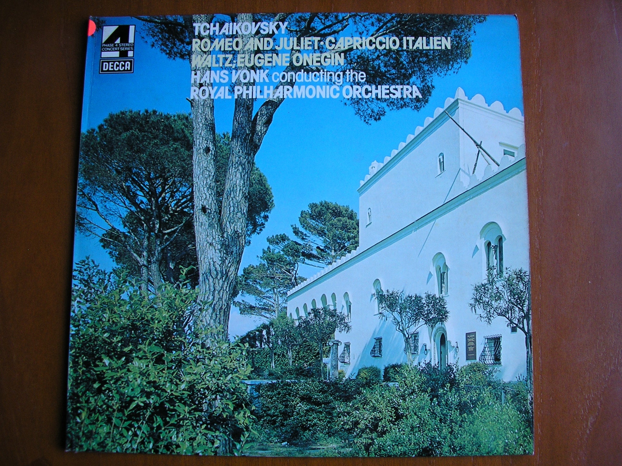 TCHAIKOVSKY: ROMEO & JULIET / CAPRICCIO ITALIEN / EUGENE ONEGIN Waltz     VONK / ROYAL PHILHARMONIC    test pressing     PFS 4388