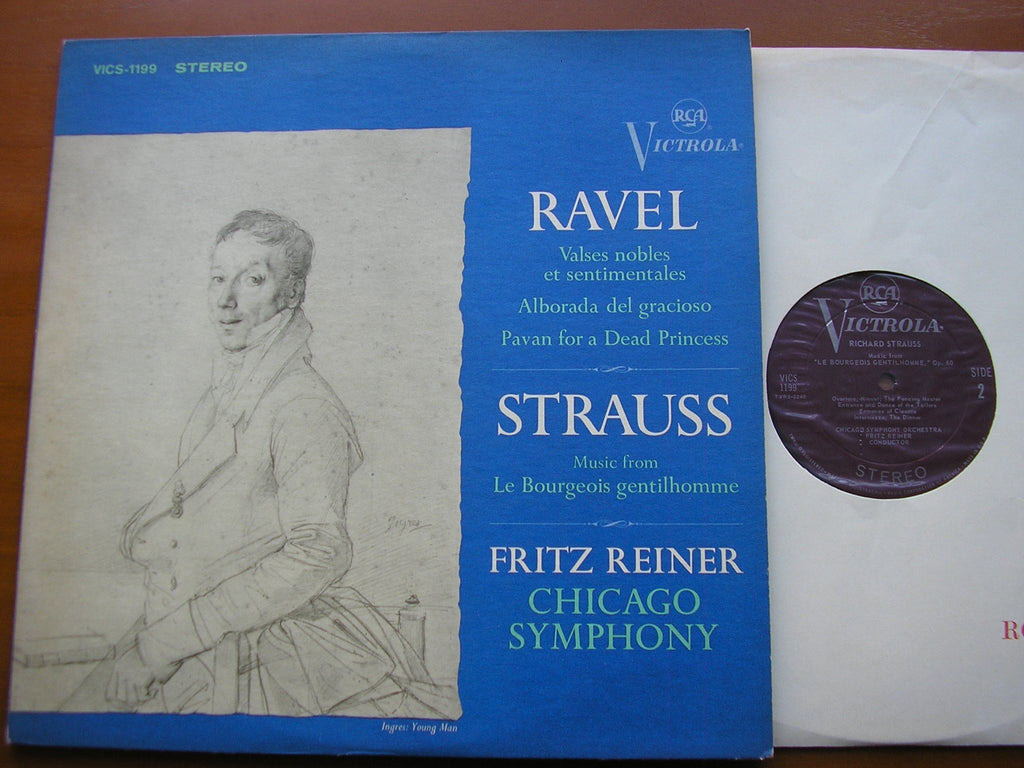 RAVEL: VALSES NOBLES ET SENTIMENTALES / ALBORADA / PAVANE       STRAUSS: LE BOURGEOIS GENTILHOMME       REINER / CHICAGO SYMPHONY    VICS 1199