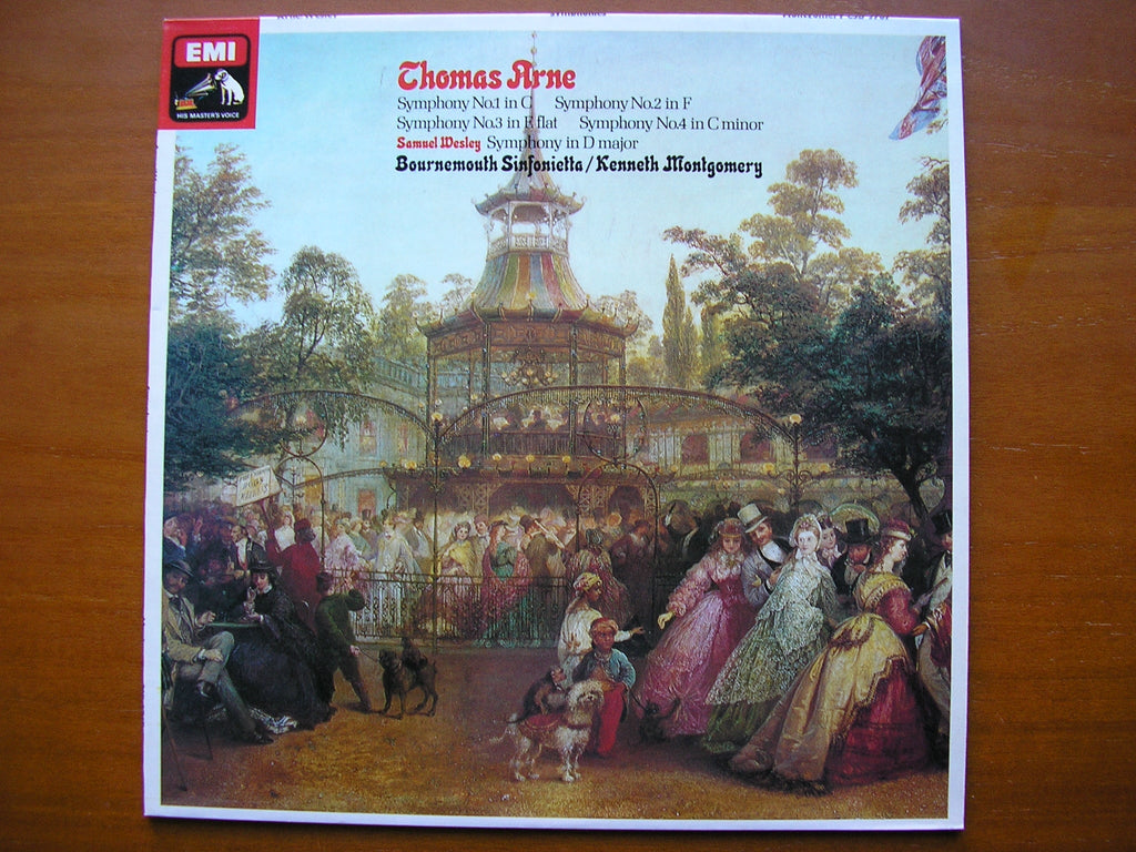ARNE: FOUR SYMPHONIES / WESLEY: SYMPHONY in D      MONTGOMERY / BOURNEMOUTH SINFONIETTA    CSD 3767