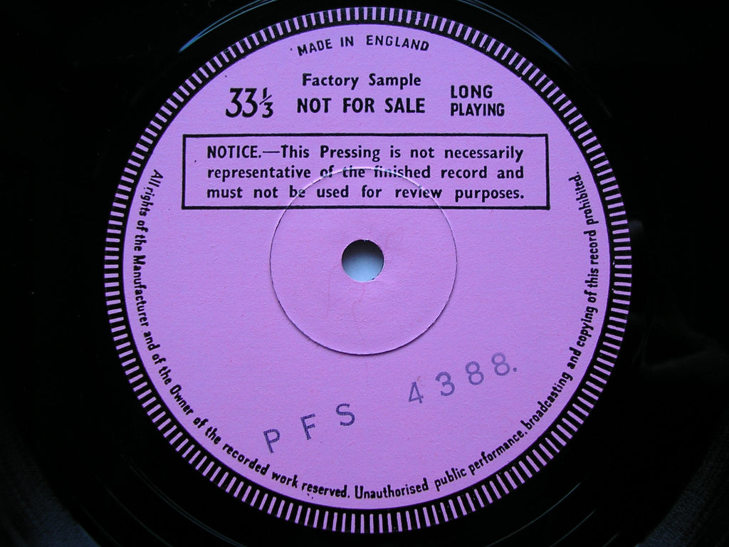 TCHAIKOVSKY: ROMEO & JULIET / CAPRICCIO ITALIEN / EUGENE ONEGIN Waltz     VONK / ROYAL PHILHARMONIC    test pressing     PFS 4388