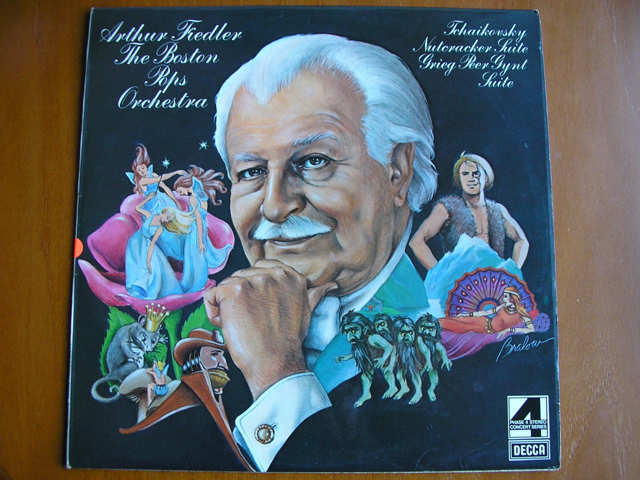 TCHAIKOVSKY: NUTCRACKER SUITE / GRIEG: PEER GYNT SUITE     FIEDLER / BOSTON POPS    test pressing     PFS 4352