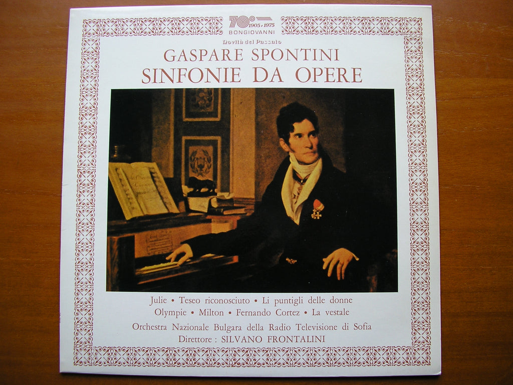 SPONTINI: OPERA OVERTURES     BULGARIAN RADIO ORCHESTRA / FRONTALINI     GB 2018