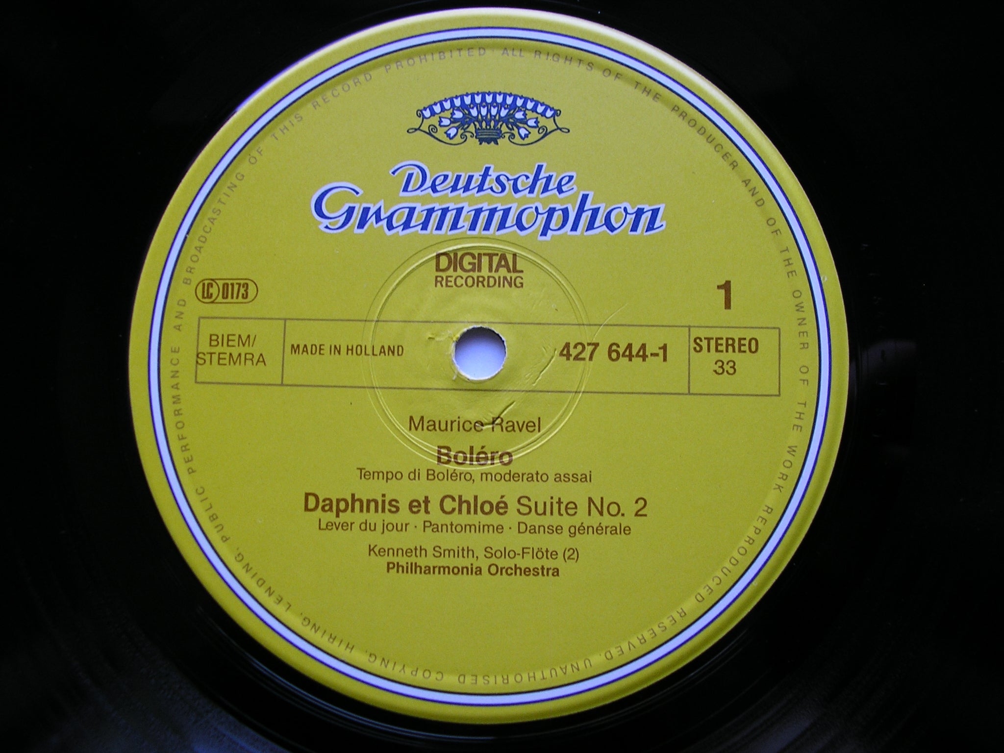 RAVEL: BOLERO / DAPHNIS & CHLOE Suite No. 2 / DEBUSSY: LA MER    SINOPOLI / PHILHARMONIA    427 644