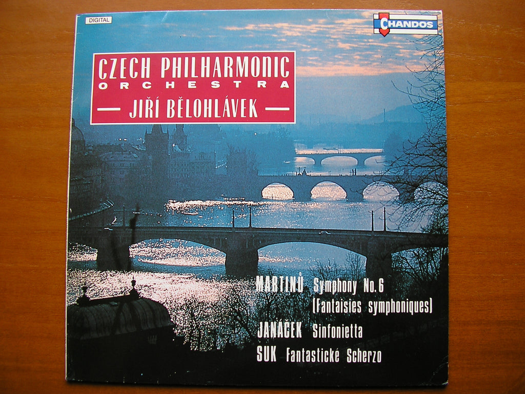 MARTINU: SYMPHONY No. 6 / JANACEK: SINFONIETTA / SUK: FANTASTICKE SCHERZO      BELOHLAVEK / CZECH PHILHARMONIC    ABRD 1508