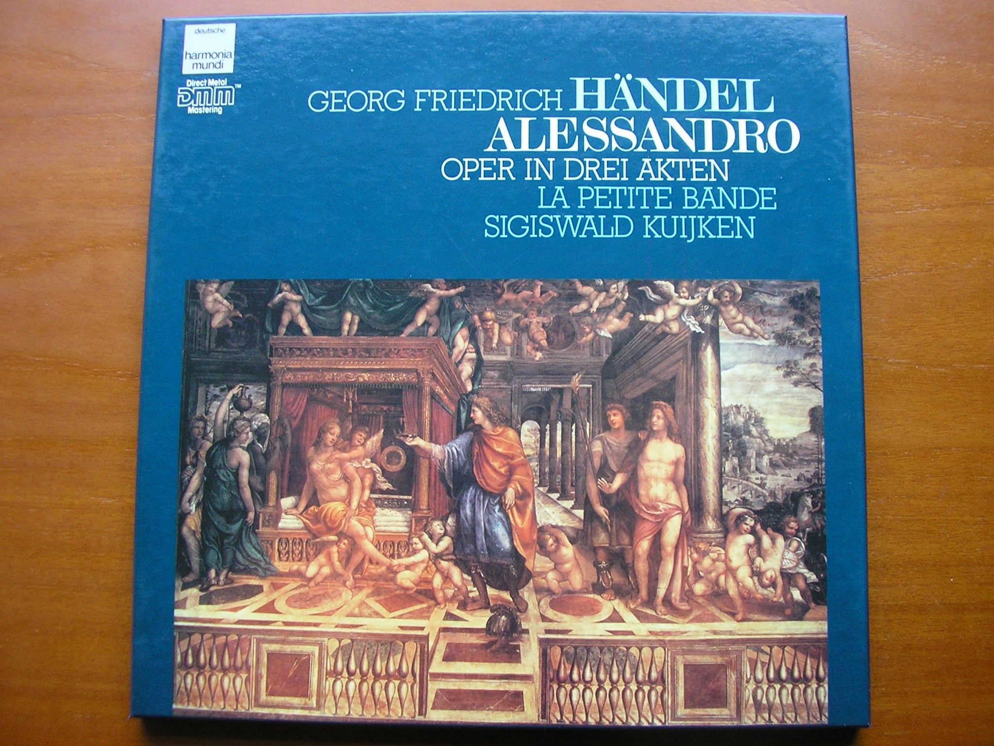 HANDEL: ALESSANDRO     SOLOISTS / LA PETITE BAND / KUIJKEN     4LP     1C 157 16 9537