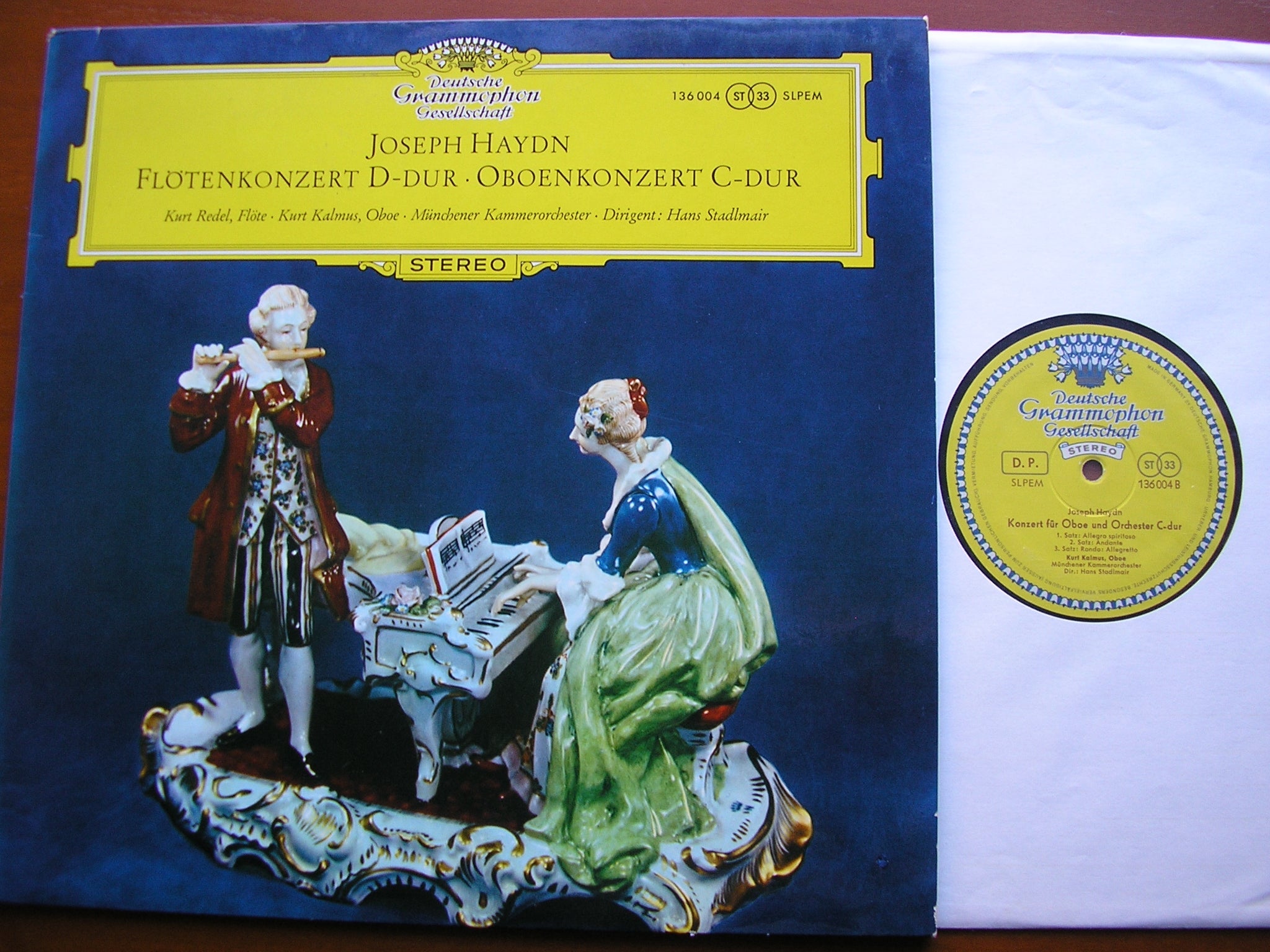 HAYDN: FLUTE & OBOE CONCERTOS REDEL / MUNICH CO / STADLMAIR DGG 136 004