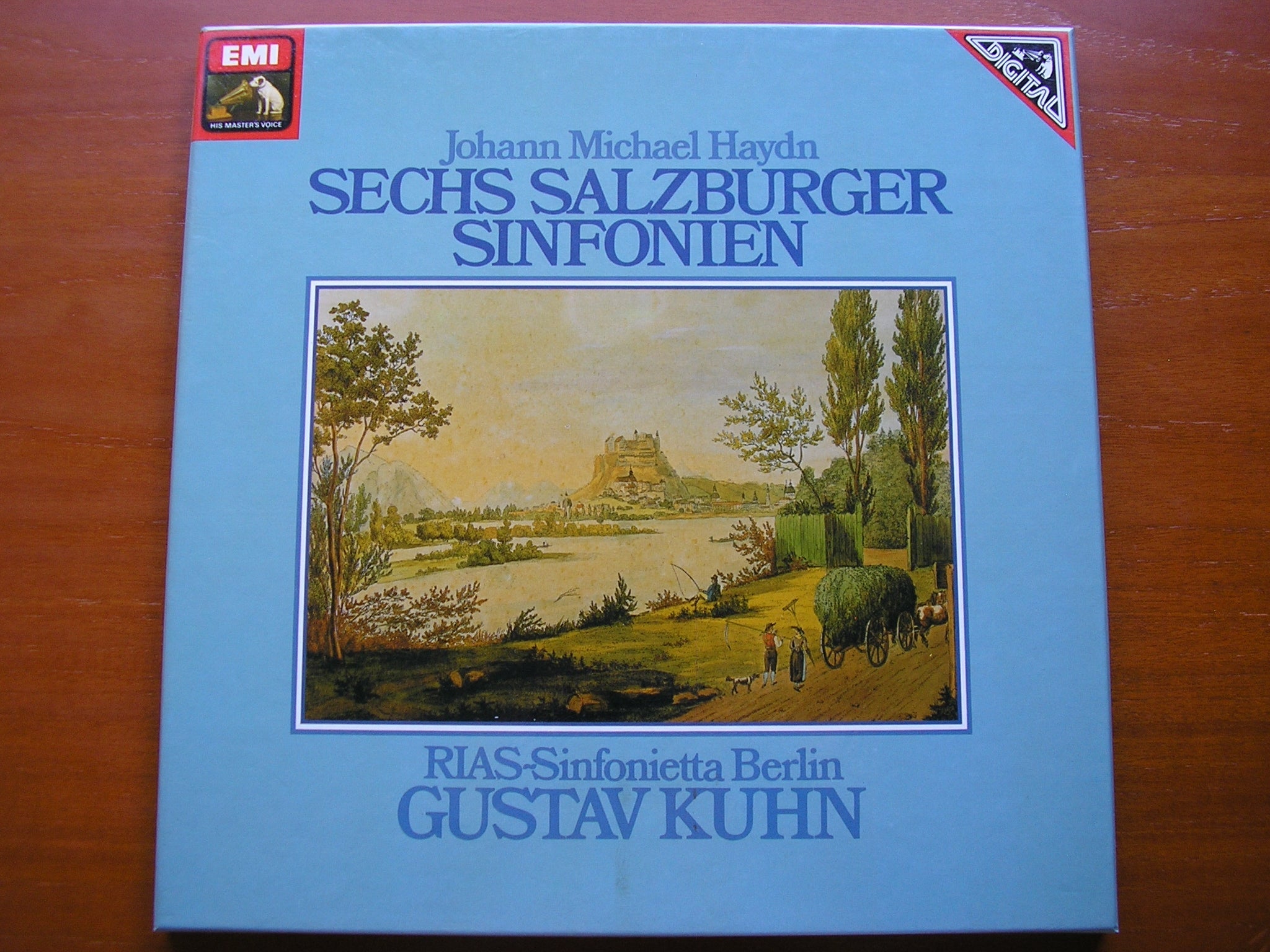 MICHAEL HAYDN: SIX SALZBURG SYMPHONIES     RIAS SINFONIETTA / KUHN   2LP    157  99 757/8