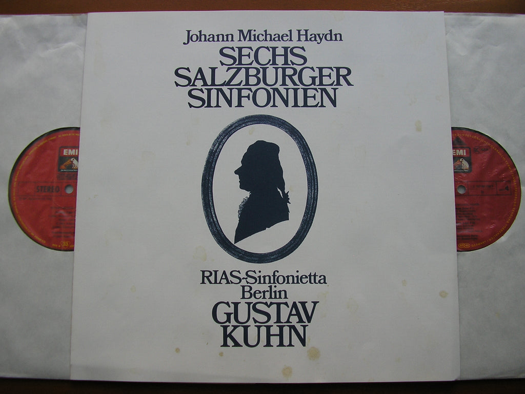 MICHAEL HAYDN: SIX SALZBURG SYMPHONIES     RIAS SINFONIETTA / KUHN   2LP    157  99 757/8