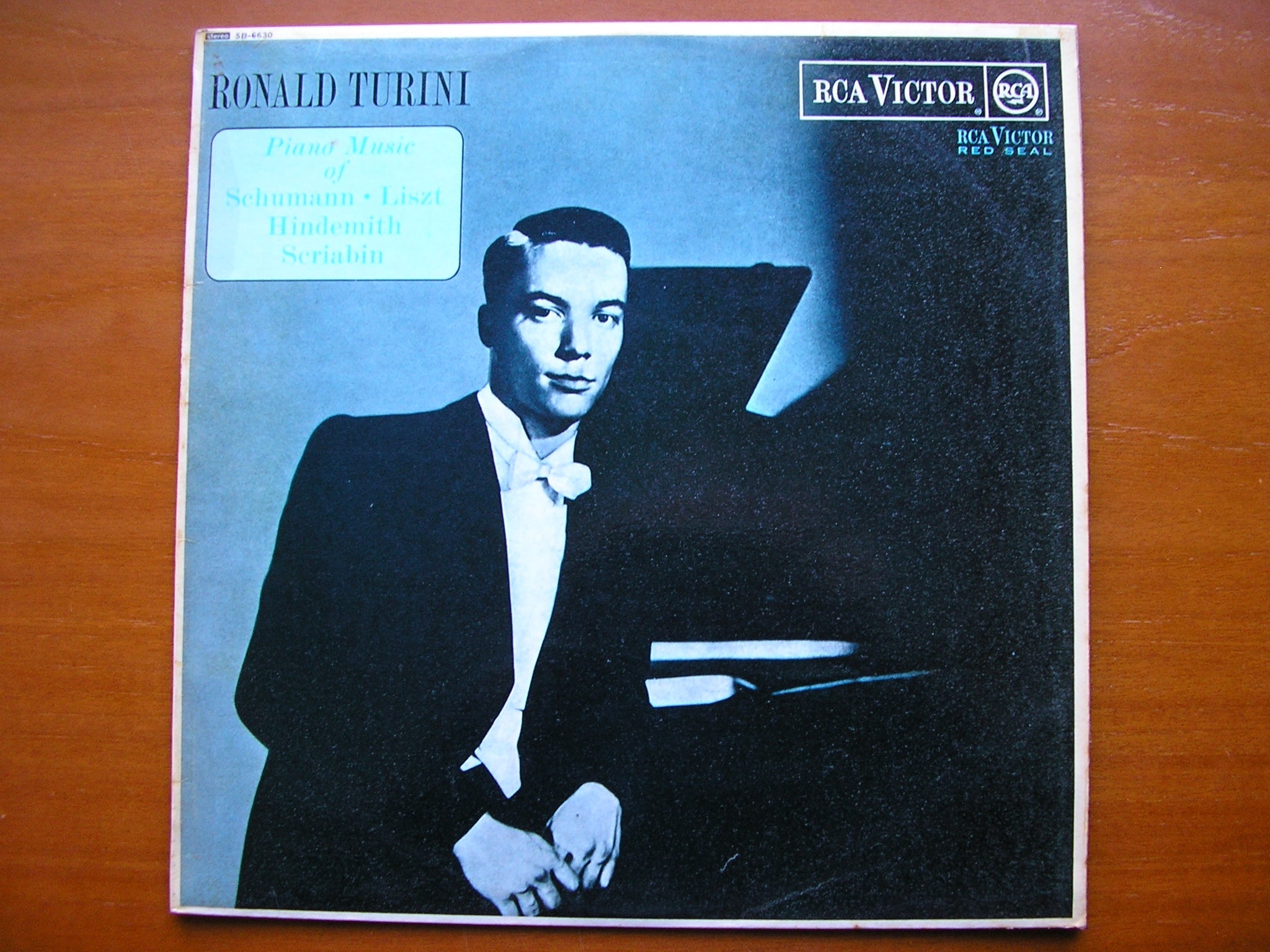 RONALD TURINI PLAYS LISZT / SCHUMANN / HINDEMITH / SCRIABIN       TURINI     SB 66630