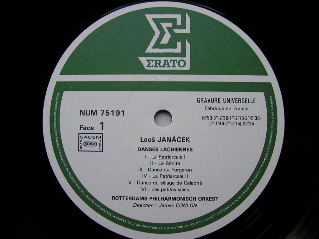 JANACEK: LACHIAN DANCES / IDYLL     CONLON / ROTTERDAM PHILHARMONIC      NUM 75191
