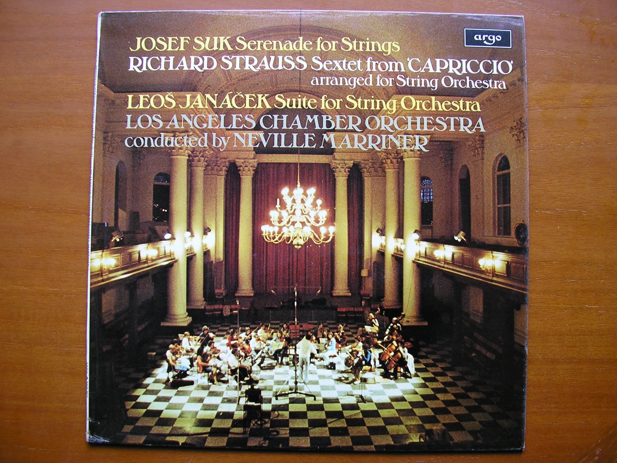 JANACEK / STRAUSS / SUK: MUSIC FOR STRINGS      MARRINER / LOS ANGELES CHAMBER ORCHESTRA   ZRG 792