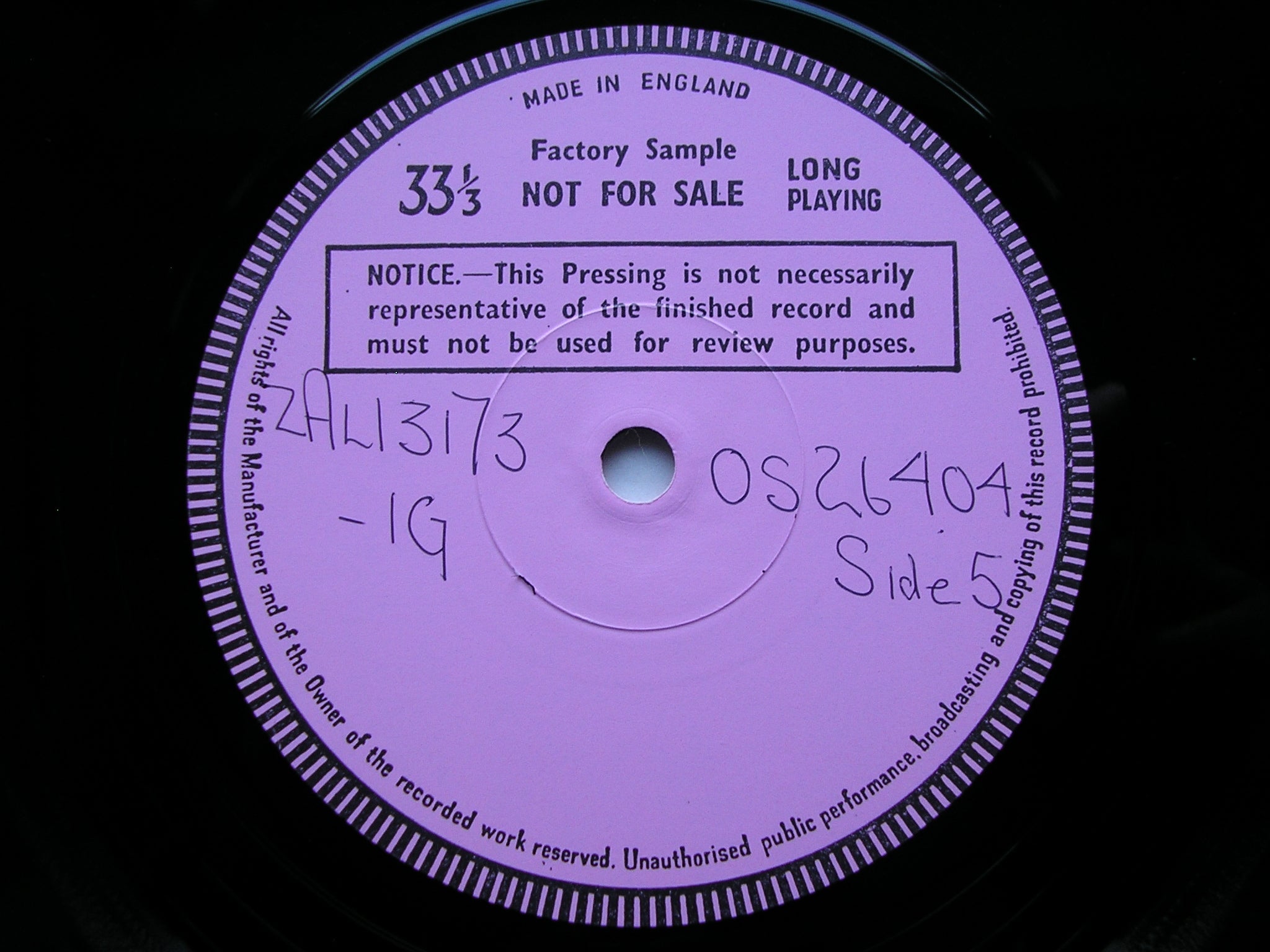 BRITTEN: DEATH IN VENICE    PEARS / SHIRLEY-QUIRK / ENGLISH OPERA GROUP / ENGLISH CHAMBER ORCHESTRA / BEDFORD   3LP   test pressing    SET 581-3