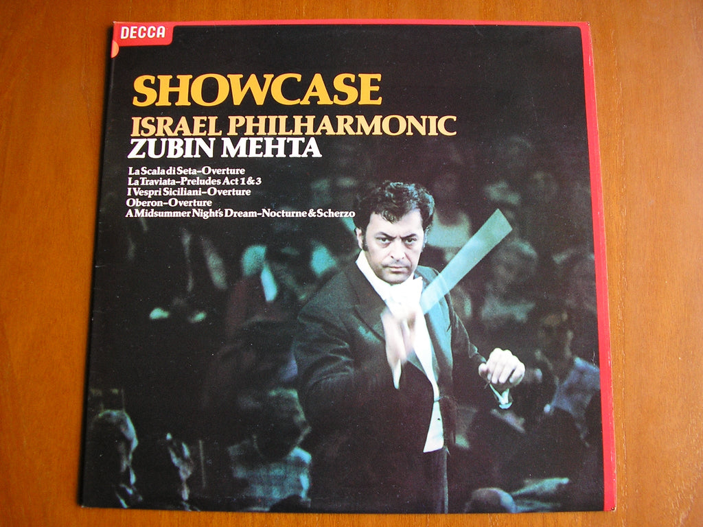 SXL 6843 SHOWCASE: 19th CENTURY ORCHESTRAL MUSIC MEHTA / ISRAEL PHILHARMONIC test pressing