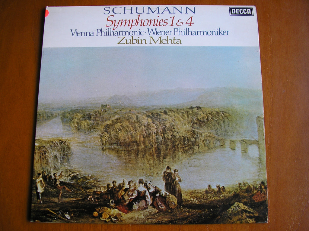 SXL 6819 SCHUMANN: SYMPHONIES Nos. 1 & 4 MEHTA / VIENNA PHILHARMONIC test pressing