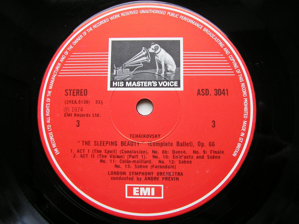 TCHAIKOVSKY: SLEEPING BEAUTY complete ballet     PREVIN / LONDON SYMPHONY    SLS 5001