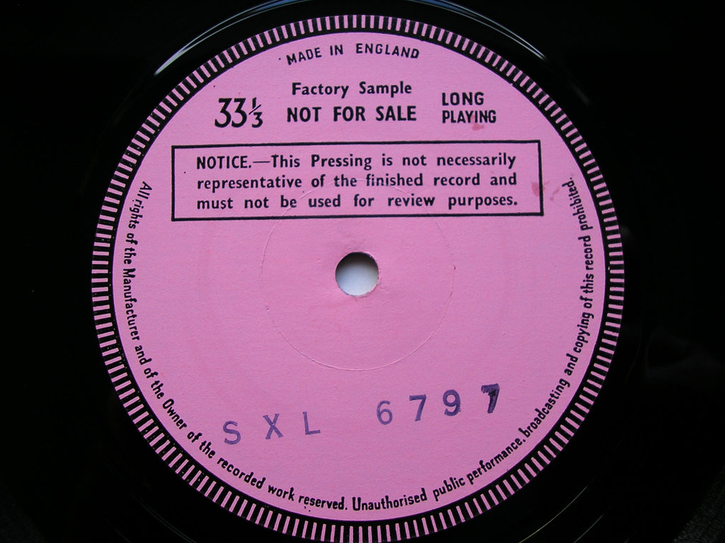 SXL 6797 BRAHMS: PIANO CONCERTO No. 1 RUBINSTEIN / ISRAEL PHILHARMONIC / MEHTA test pressing