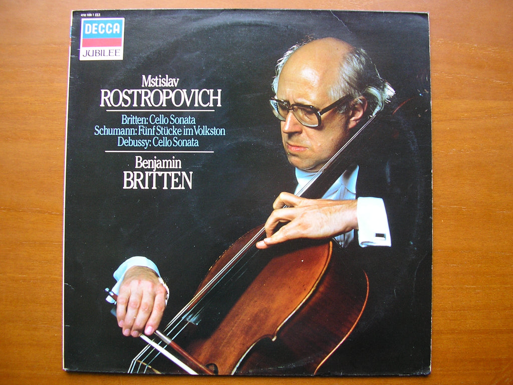 BRITTEN / DEBUSSY / SCHUMANN: MUSIC FOR CELLO & PIANO     ROSTROPOVICH / BRITTEN    410 168
