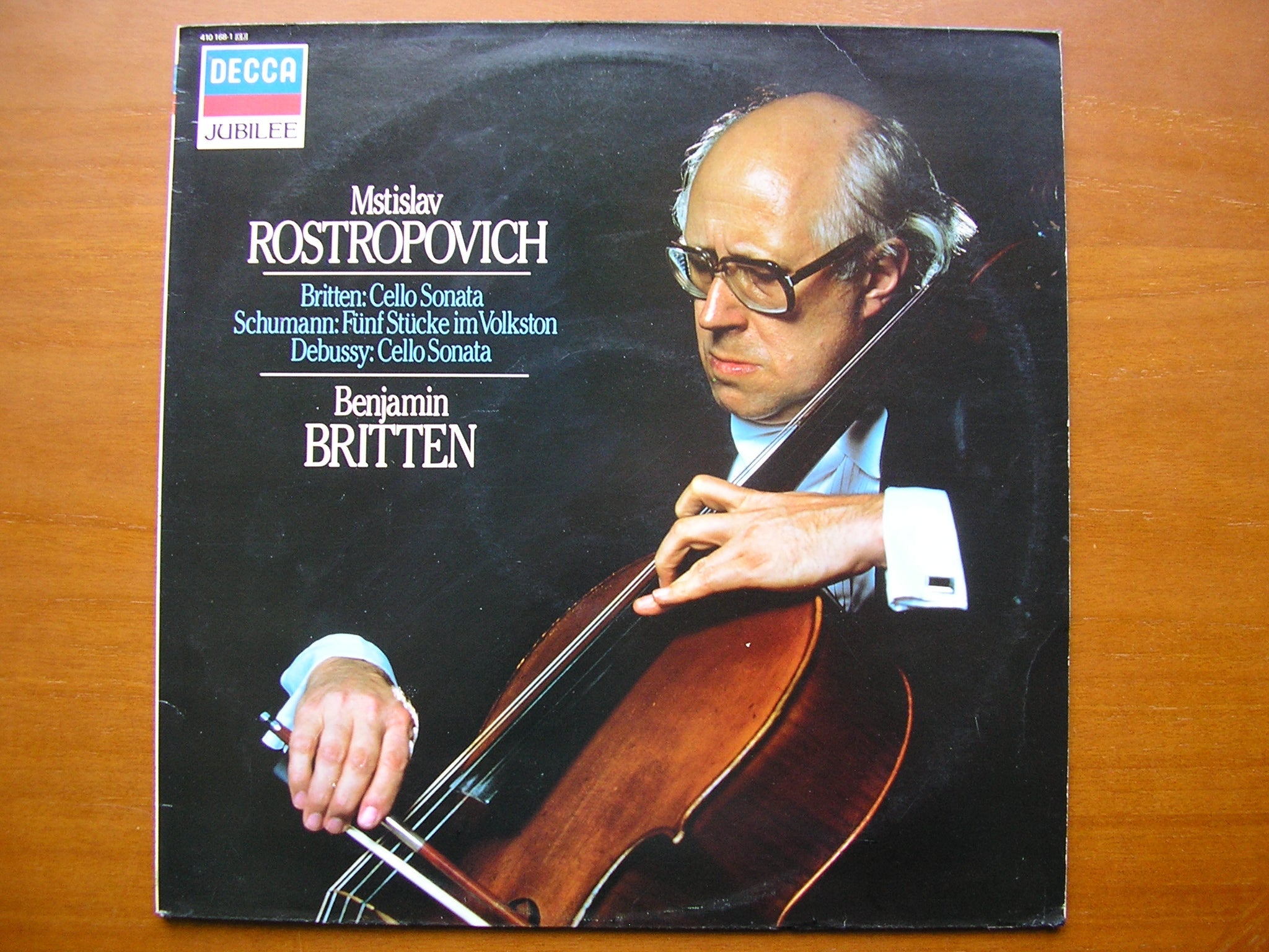 BRITTEN / DEBUSSY / SCHUMANN: MUSIC FOR CELLO & PIANO     ROSTROPOVICH / BRITTEN    410 168