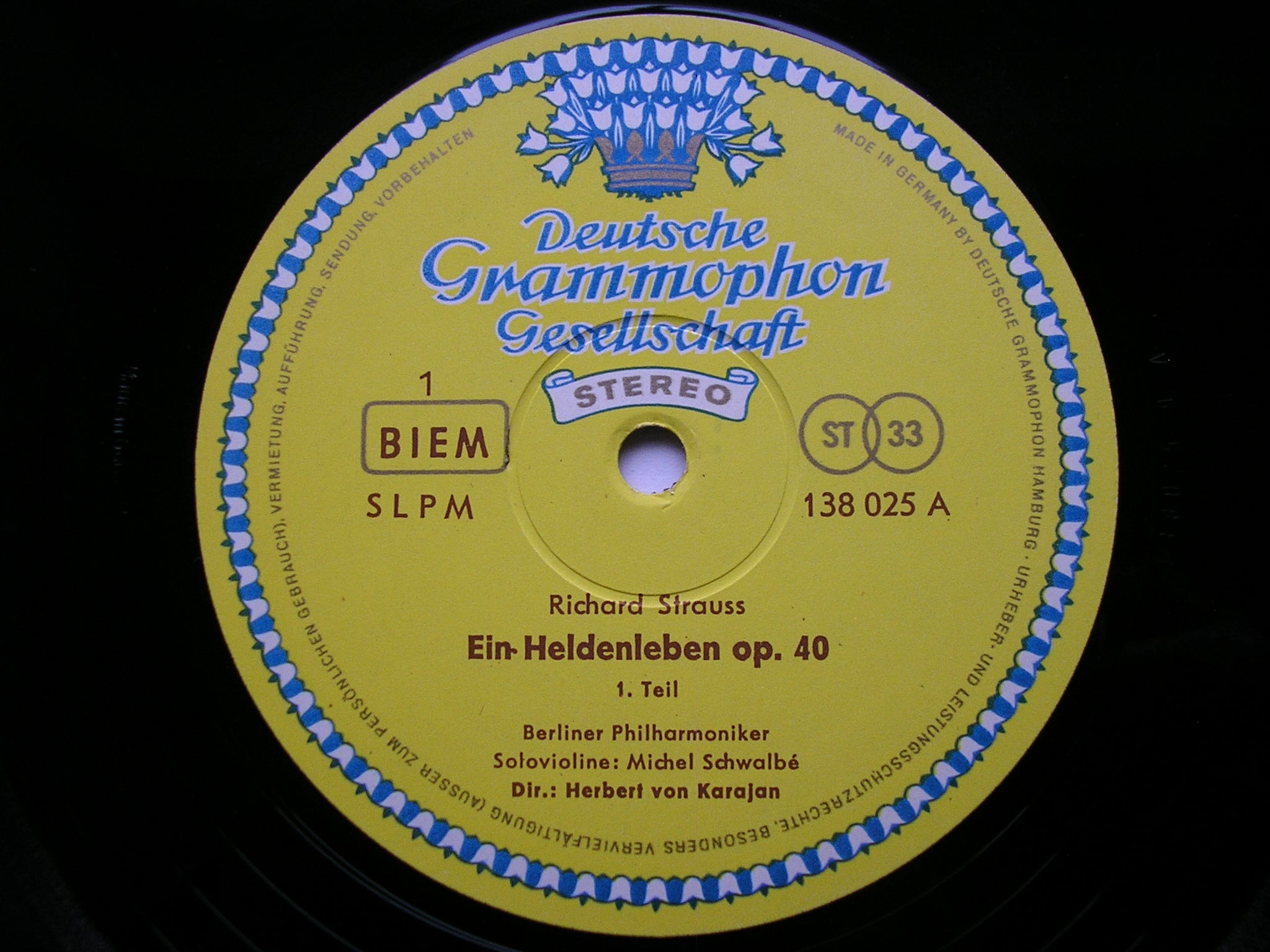 STRAUSS: EIN HELDENLEBEN       KARAJAN / BERLIN PHILHARMONIC     138 025