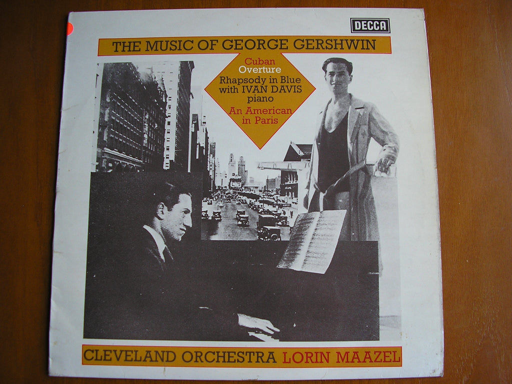 SXL 6727 GERSHWIN: CUBAN OVERTURE / RHAPSODY IN BLUE / AN AMERICAN IN PARIS DAVIS / CLEVELAND ORCHESTRA / MAAZEL test pressing