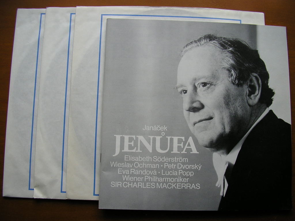 JANACEK: JENUFA    SODERSTROM / OCHMAN / DVORSKY / POPP / VIENNA PHILHARMONIC / MACKERRAS    3LP     D276D3