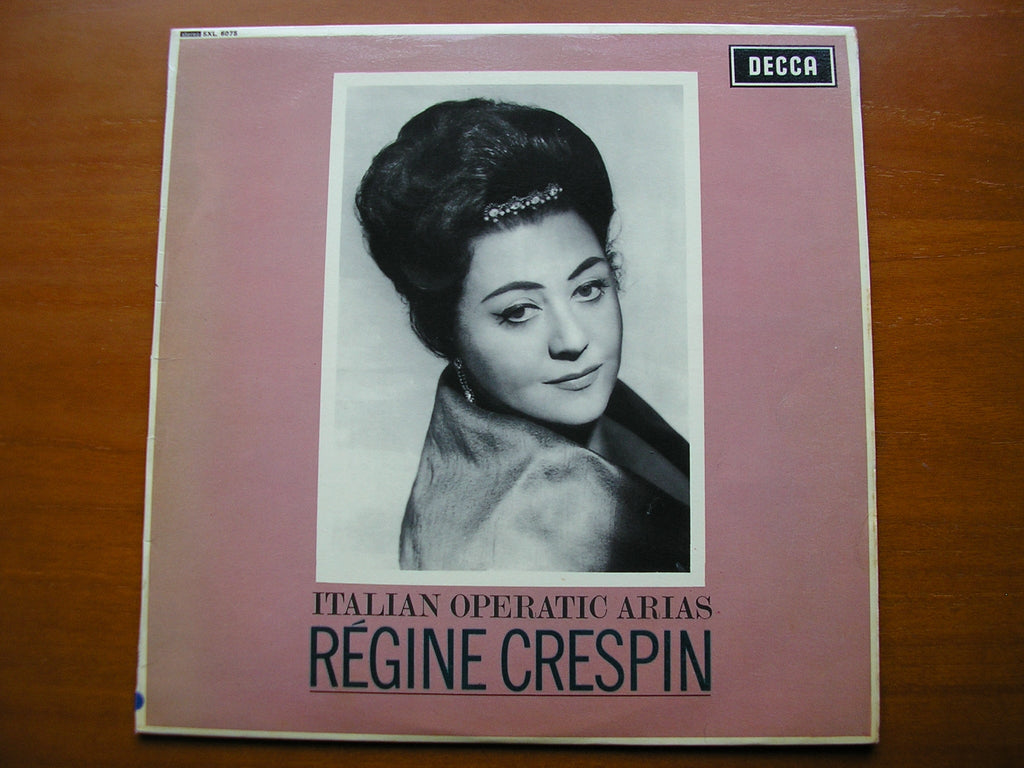 SXL 6075  ITALIAN ARIAS: VERDI / PONCHIELLI / BOITO / MASCAGNI / PUCCINI     CRESPIN / OROHCG / DOWNES     ED1