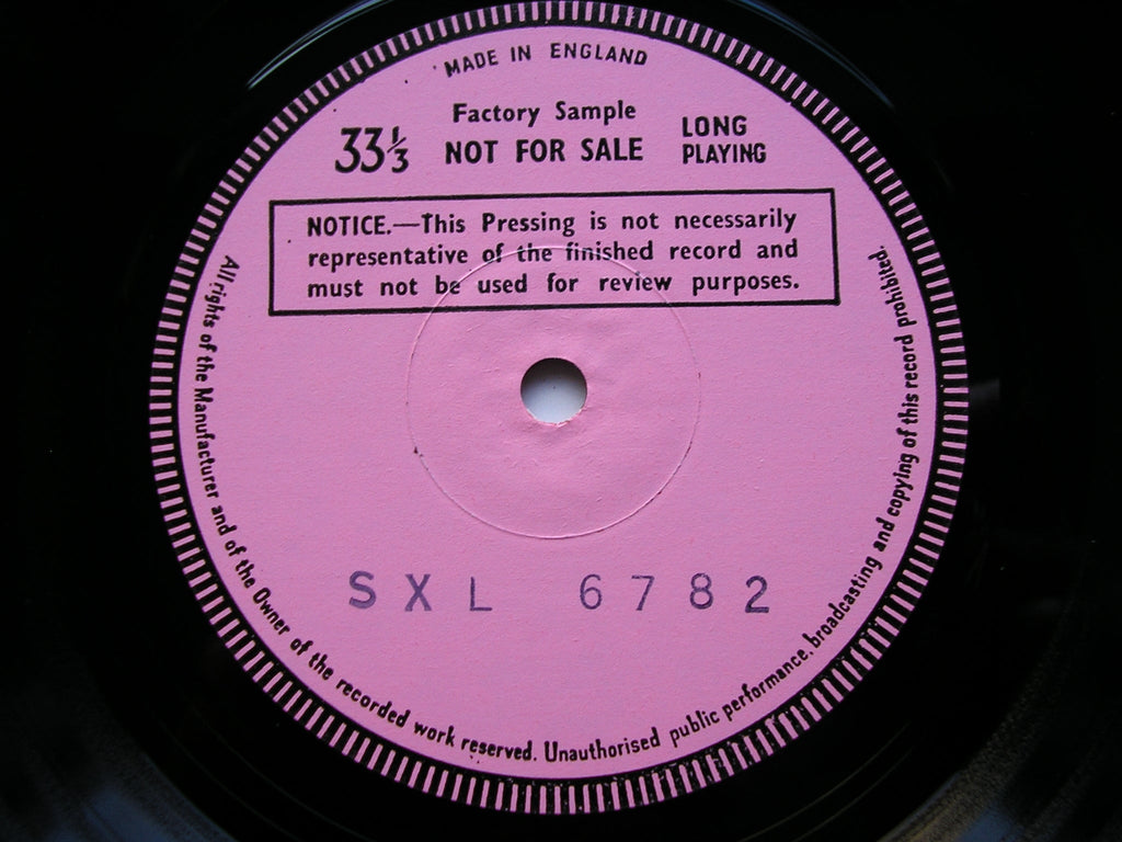 SXL 6782 OVERTURES: VERDI / BEETHOVEN / BERLIOZ / GLINKA / BRAHMS / ROSSINI MAAZEL / CLEVELAND ORCHESTRA test pressing