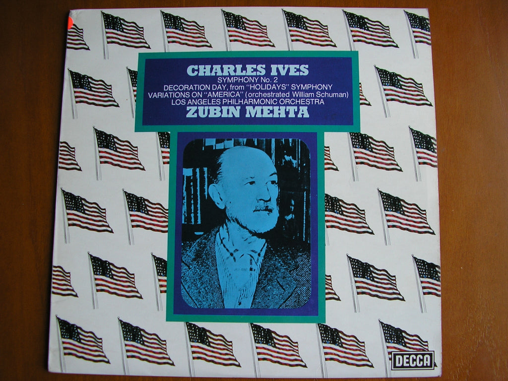 SXL 6753 IVES: SYMPHONY No. 2 / VARIATIONS / DECORATION DAY MEHTA / LOS ANGELES PHILHARMONIC test pressing