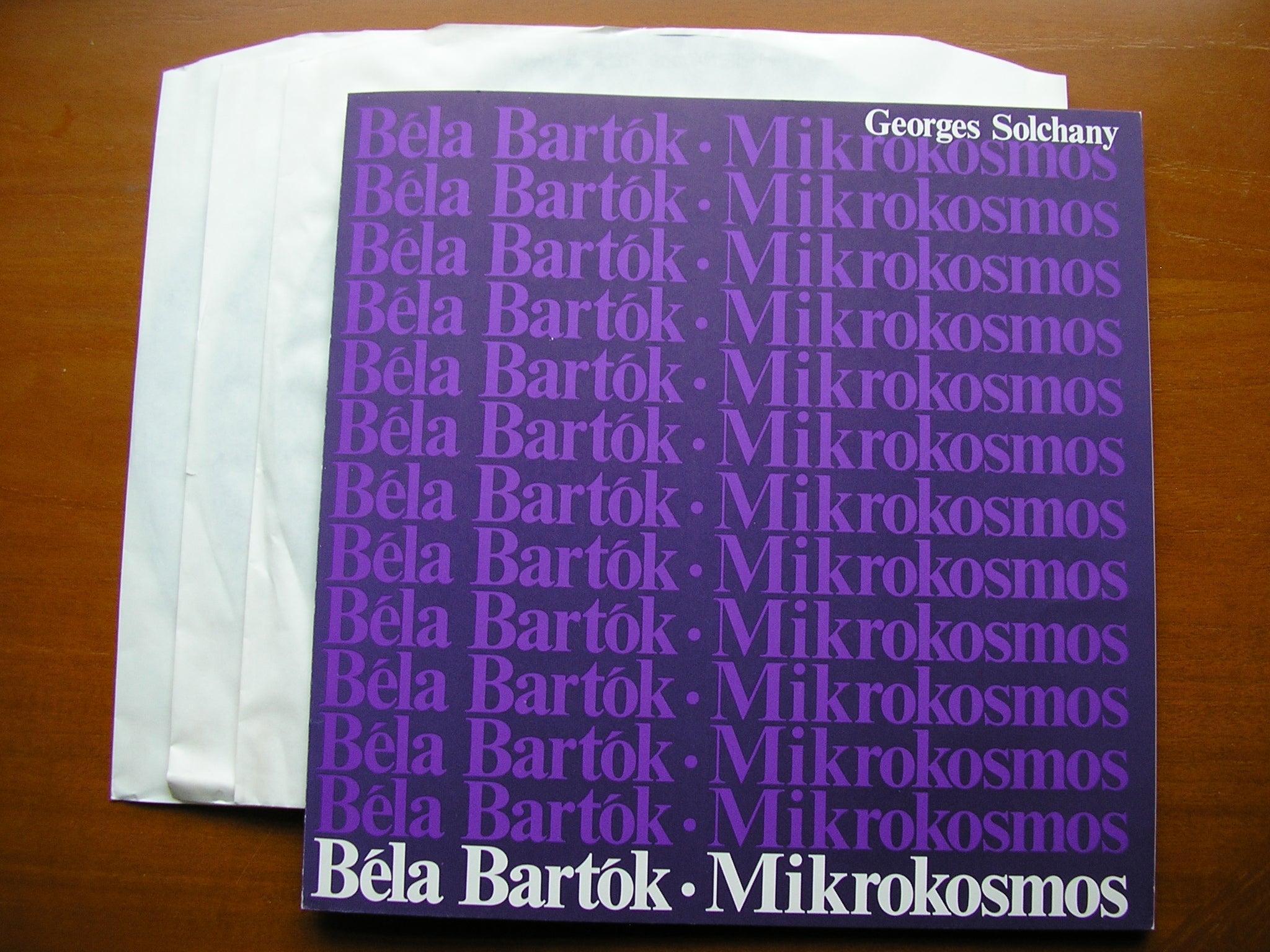 BARTOK: MIKROSMOS    153 PIANO PIECES in 6 VOLUMES (1926 - 1939)      GEORGES SOLCHANY    3LP      181 14 001-3