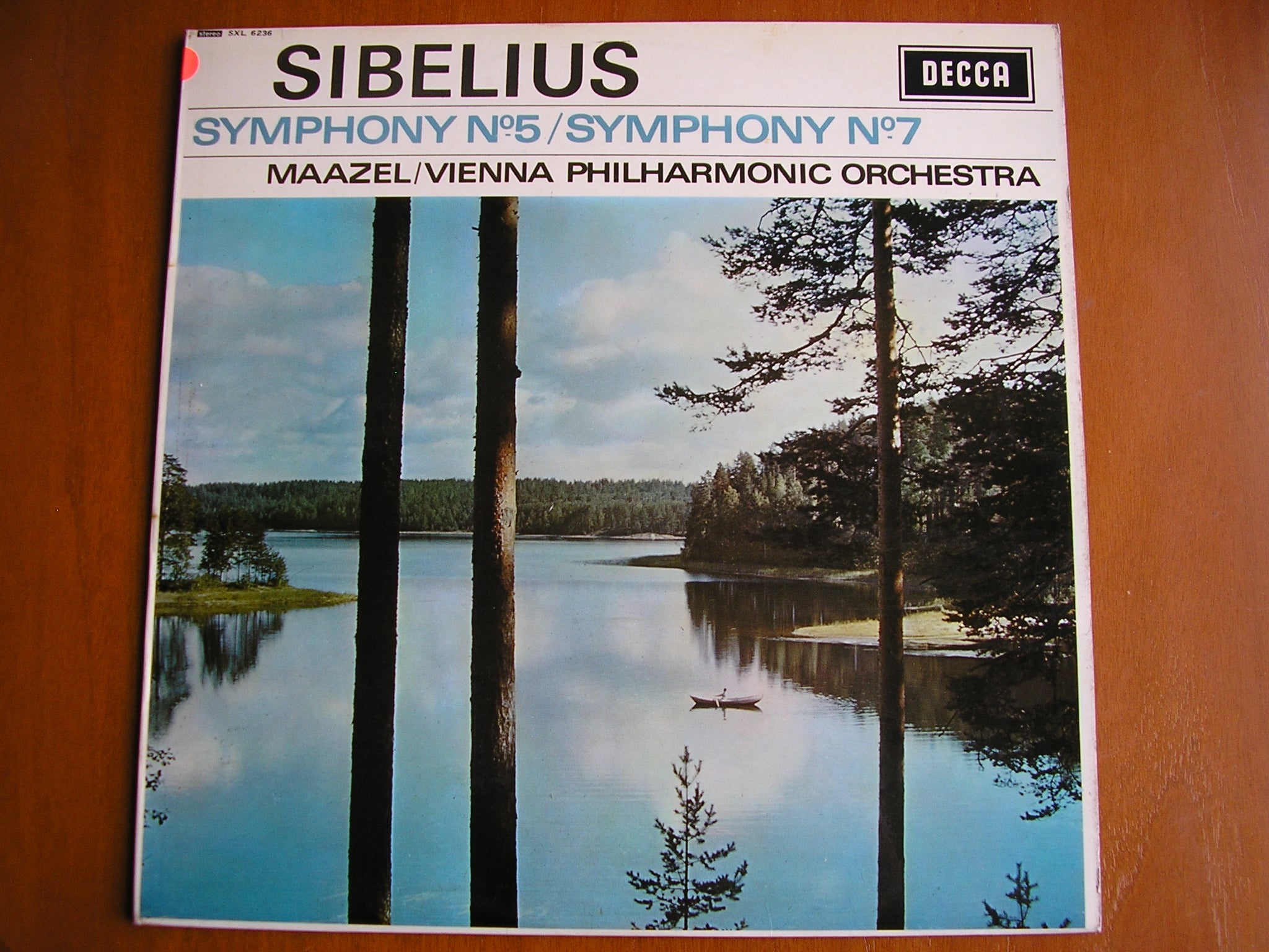SXL 6236 SIBELIUS: SYMPHONIES Nos. 5 & 7 MAAZEL / VIENNA PHILHARMONIC test pressing
