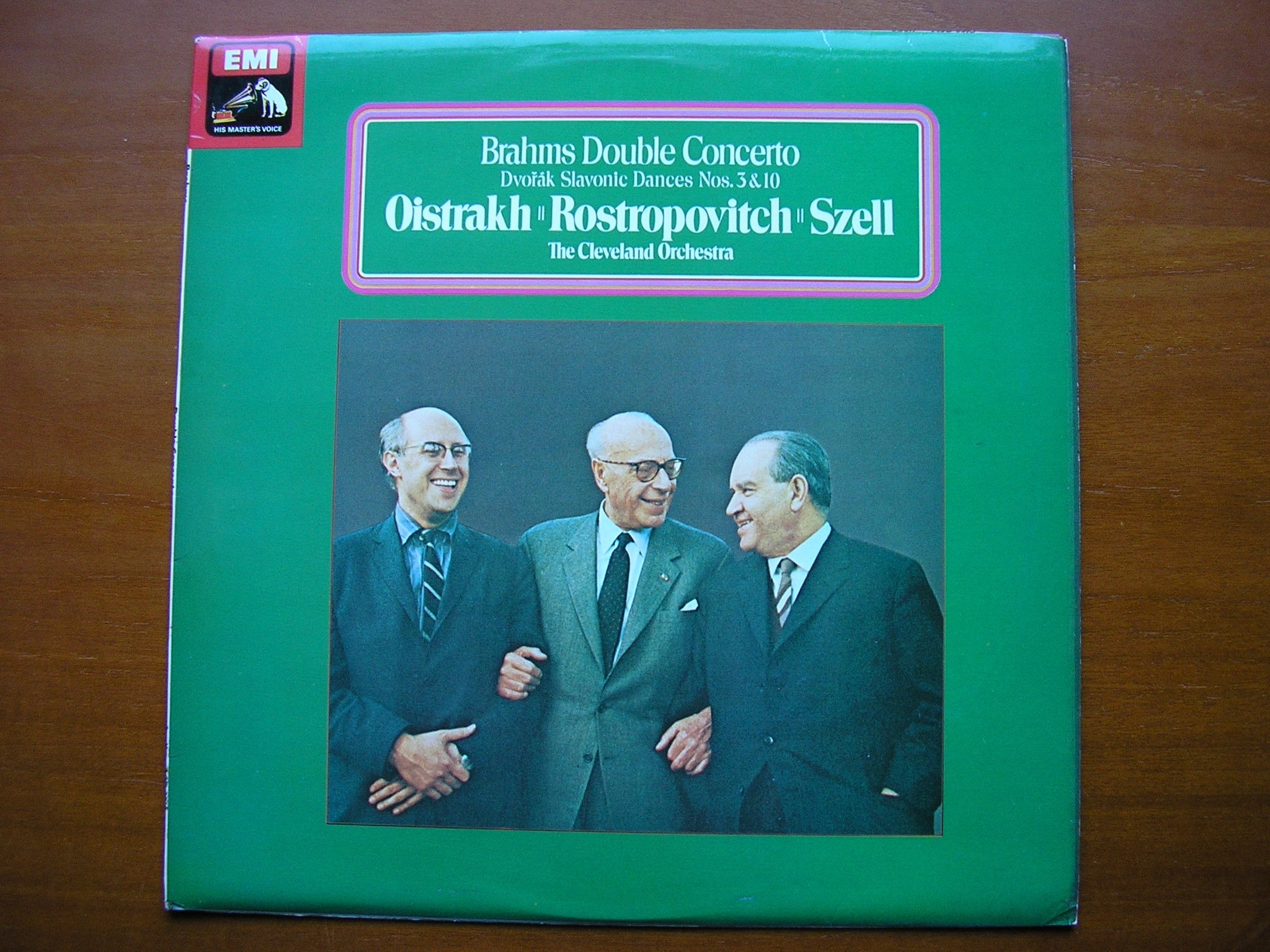 BRAHMS: DOUBLE CONCERTO    ROSTROPOVICH / OISTRAKH / CELEVLAND ORCHESTRA / SZELL    ASD 3312