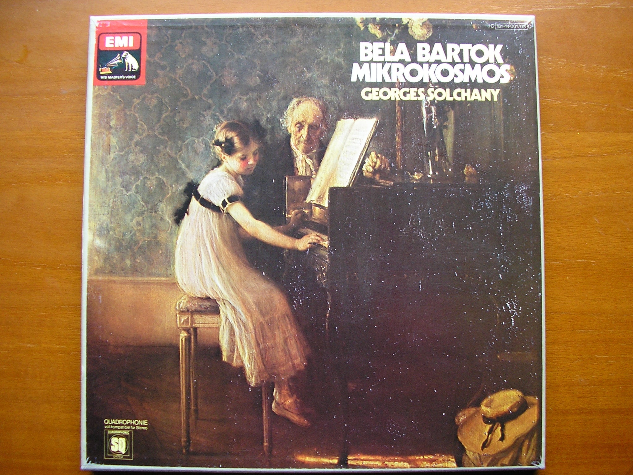 BARTOK: MIKROSMOS    153 PIANO PIECES in 6 VOLUMES (1926 - 1939)      GEORGES SOLCHANY    3LP      181 14 001-3