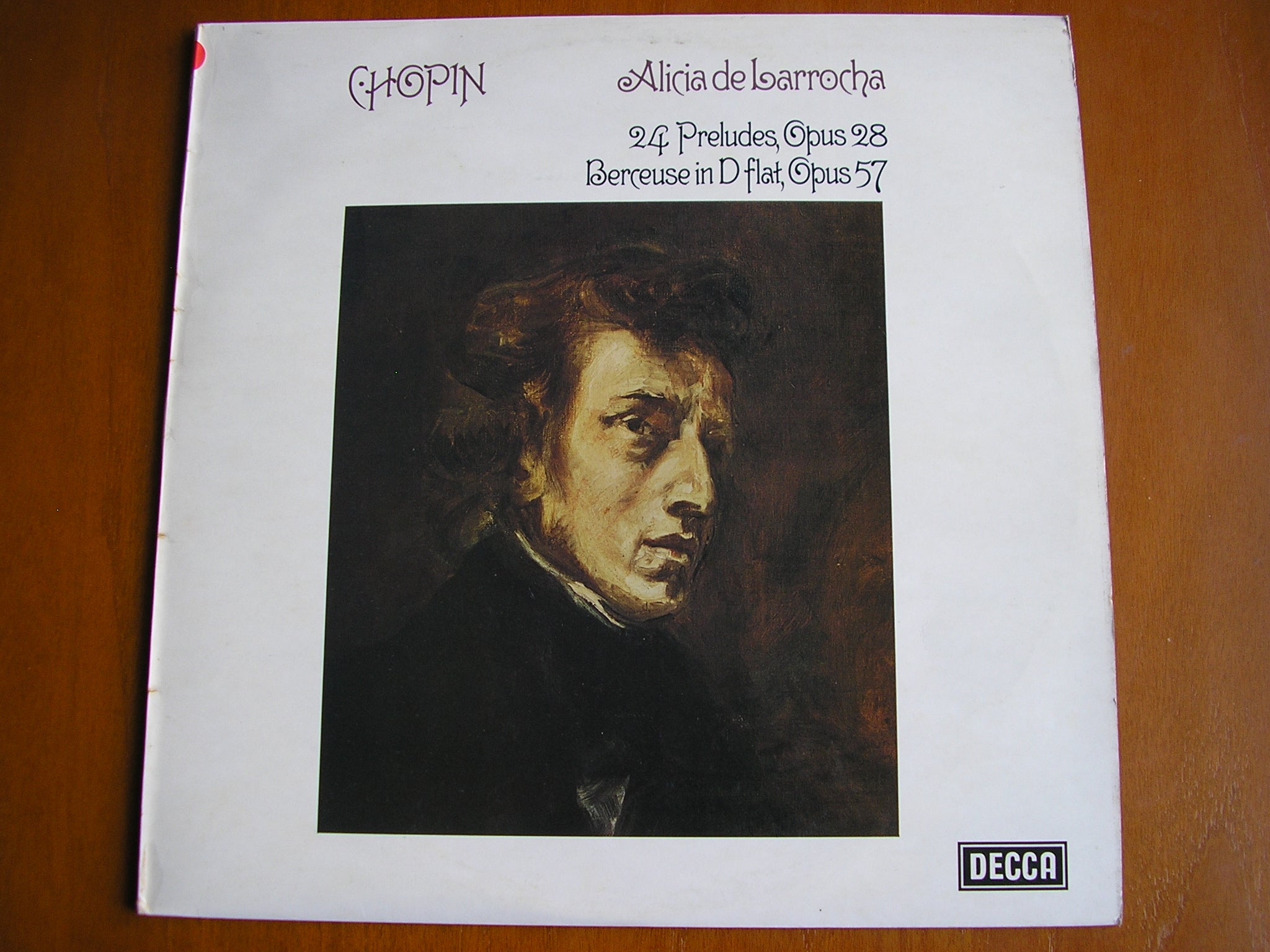 SXL 6733 CHOPIN: 24 PRELUDES Op. 28 / BERCEUSE Op. 57 ALICIA DE LARROCHA test pressing