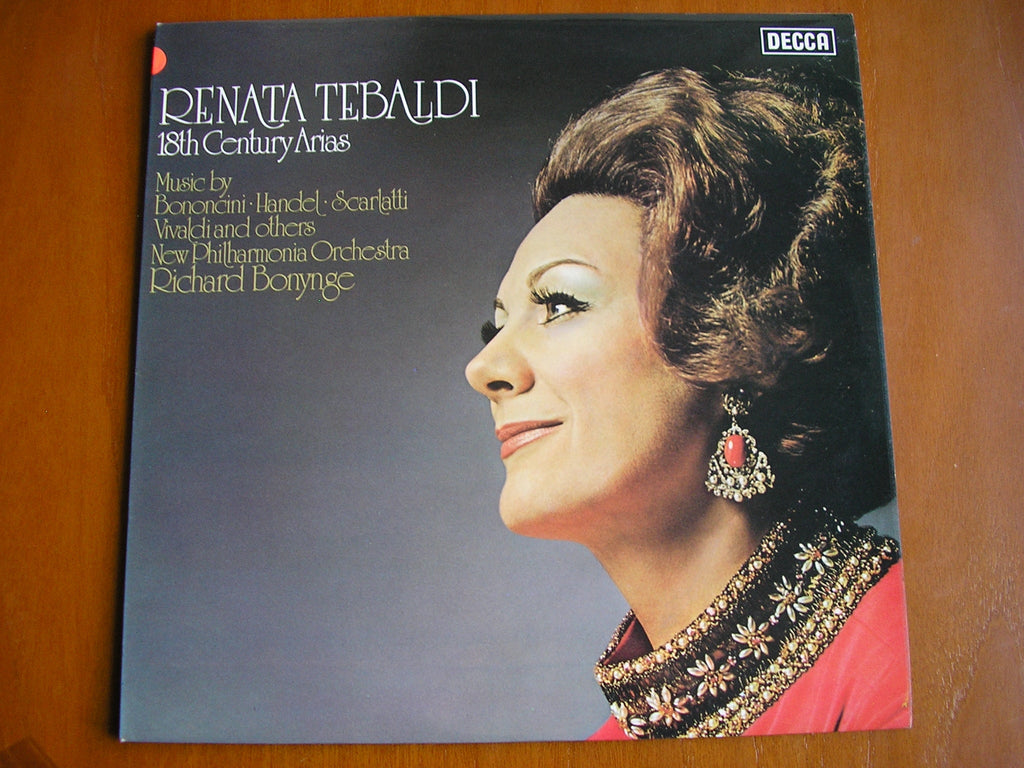 SXL 6629 RENATA TEBALDI SINGS ARIAS & SONGS OF THE 18th CENTURY TEBALDI / NEW PHILHARMONIA / BONYNGE test pressing