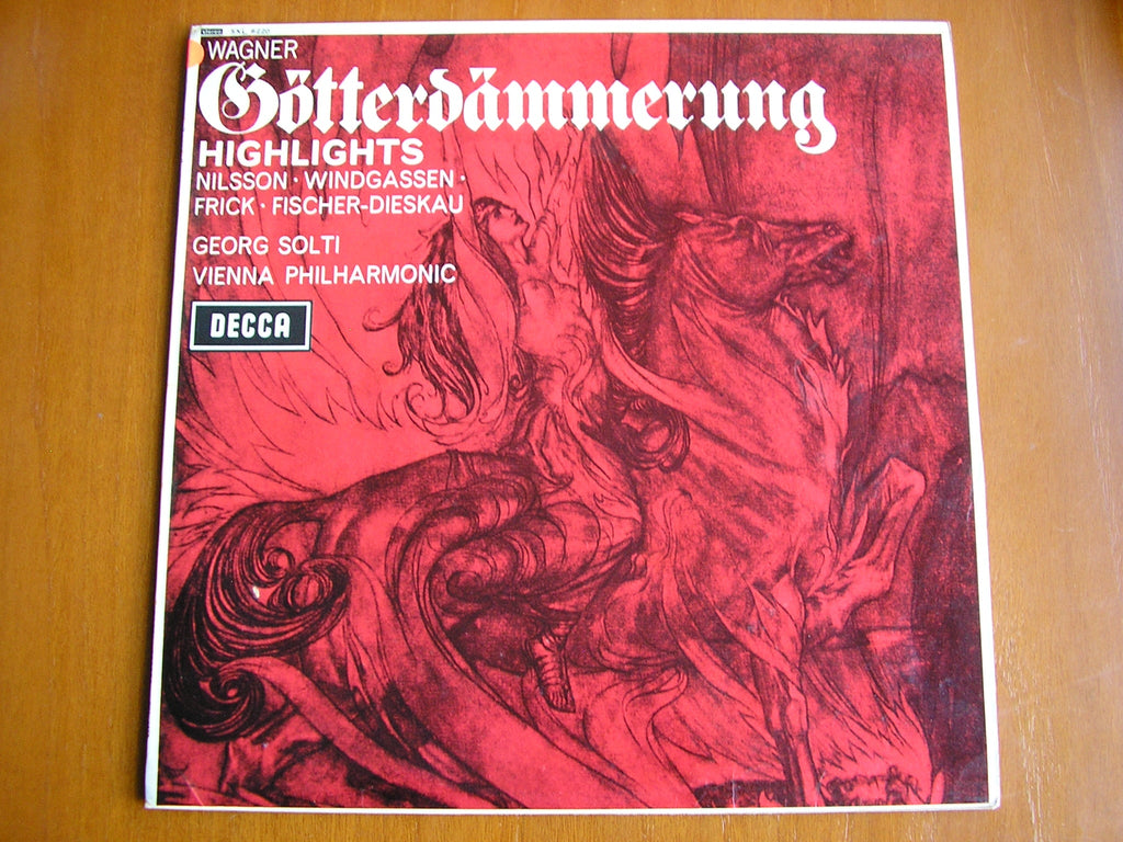 SXL 6220 WAGNER: THE TWILIGHT OF THE GODS excerpts SOLOISTS / VIENNA PHILHARMONIC / SOLTI test pressing