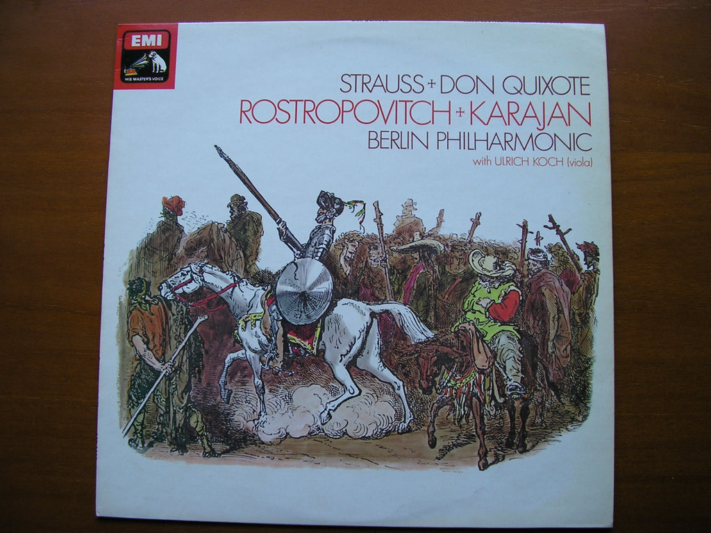 STRAUSS: DON QUIXOTE      ROSTROPOVICH / BERLIN PHILHARMONIC / KARAJAN      ASD 3118