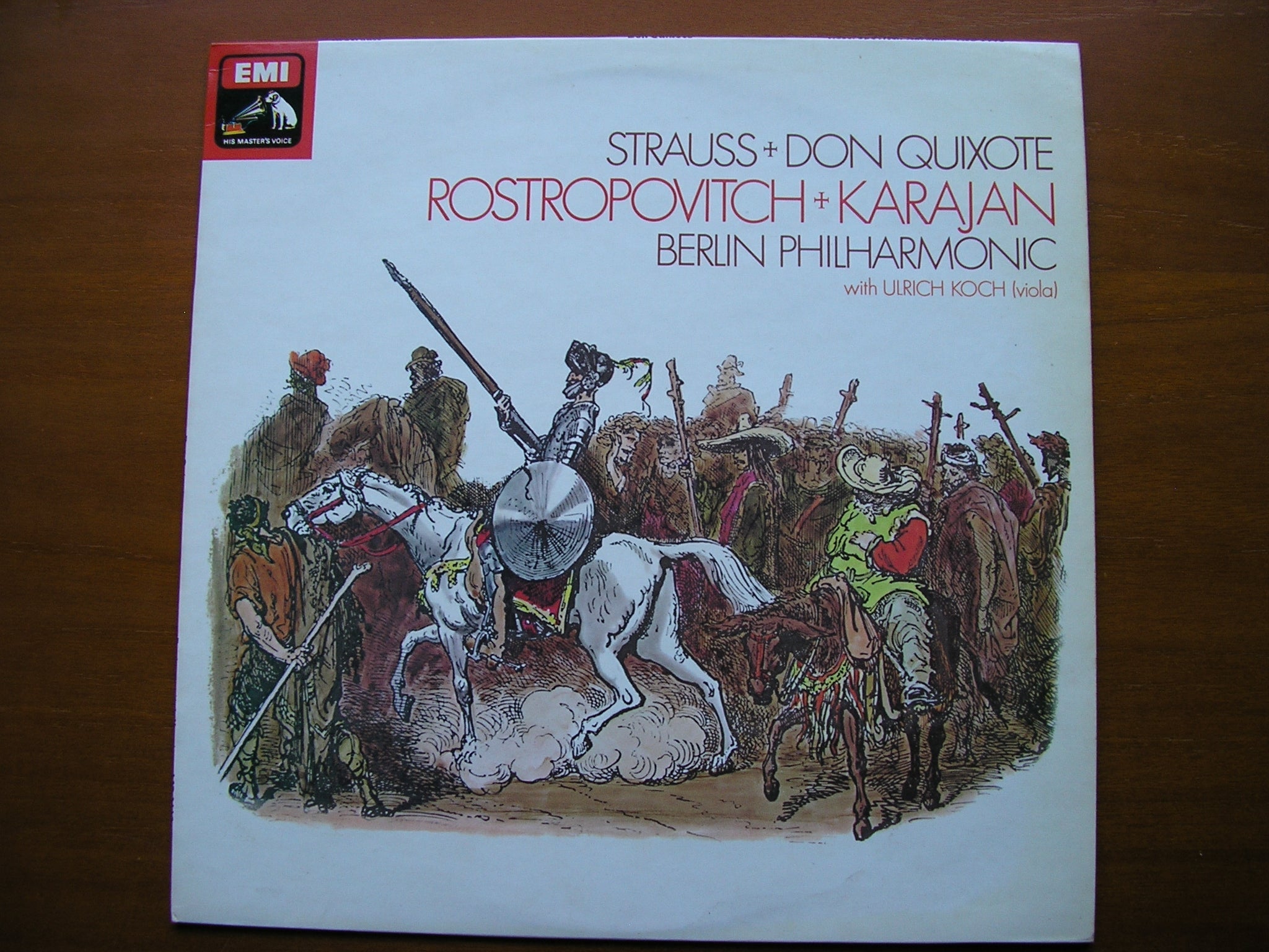 STRAUSS: DON QUIXOTE      ROSTROPOVICH / BERLIN PHILHARMONIC / KARAJAN      ASD 3118