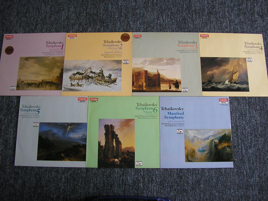 TCHAIKOVSKY: THE COMPLETE SYMPHONIES   JANSONS / OSLO PHILHARMONIC   7 LP SET