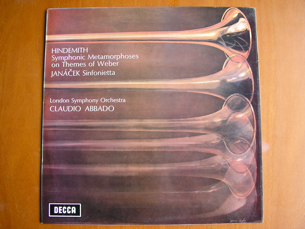 JANACEK: SINFONIETTA / HINDEMITH: SYMPHONIC METAMORPHOSES     ABBADO / LONDON SYMPHONY     SXL 6398