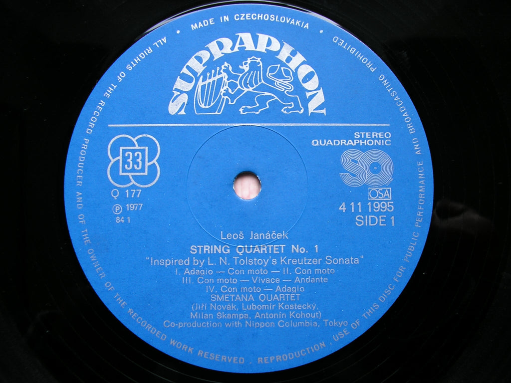 JANACEK: STRING QUARTETS Nos. 1 & 2      SMETANA QUARTET      411 1995