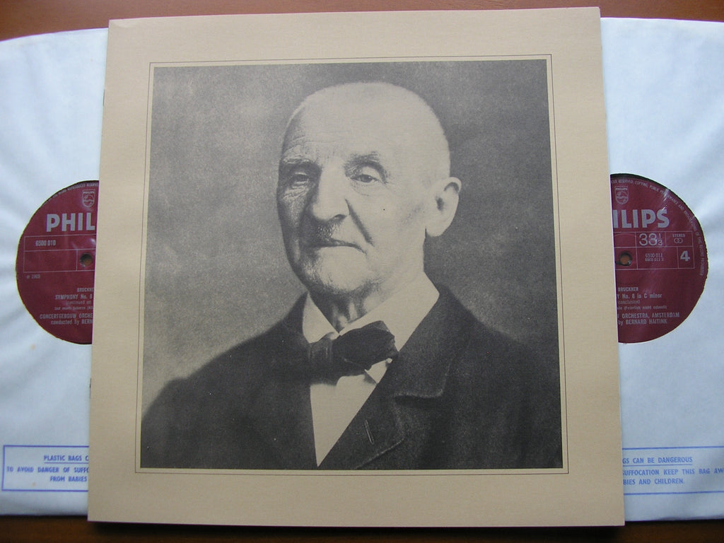 BRUCKNER: SYMPHONY No. 8     BERNARD HAITINK / CONCERTGEBOUW ORCHESTRA     2LP     6700 020