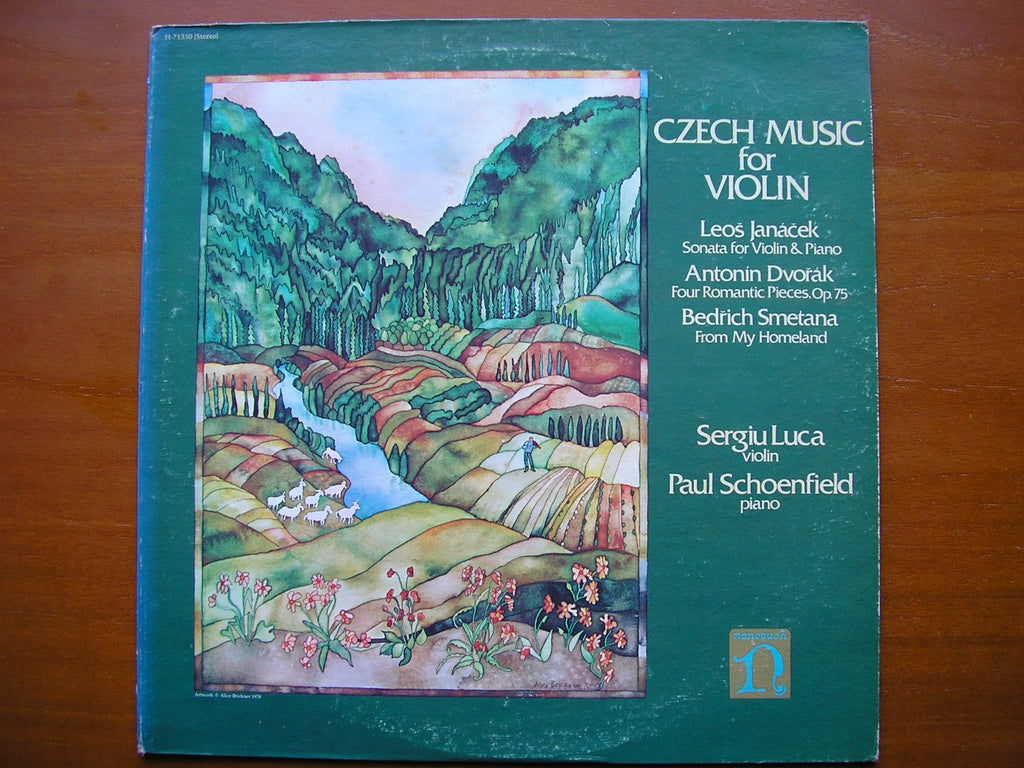 CZECH MUSIC FOR VIOLIN: JANACEK / DVORAK / SMETANA      SERGIO LUCA / PAUL SCHOENFIELD    H-71350