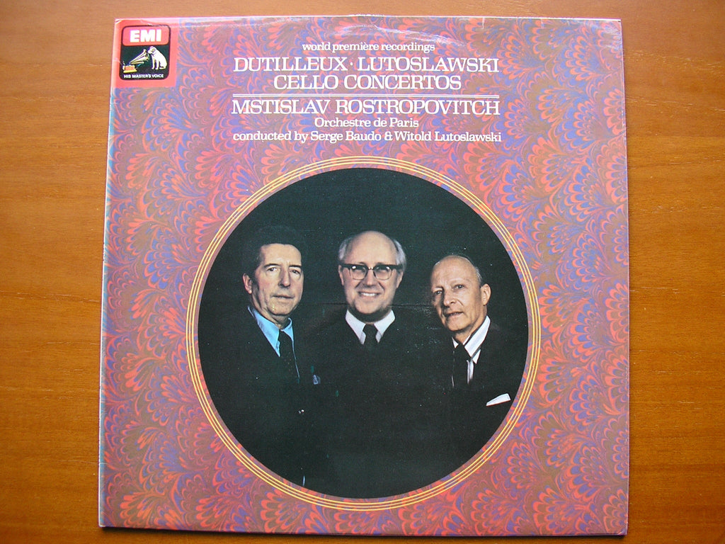 DUTILLEUX & LUTOSLAWSKI: CELLO CONCERTOS     ROSTROPOVICH / ORCHESTRE DE PARIS / BAUDO     ASD 3145