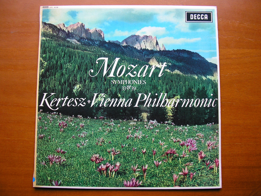 SXL 6056  MOZART: SYMPHONIES Nos. 33 & 39      KERTESZ / VIENNA PHILHARMONIC     ED1