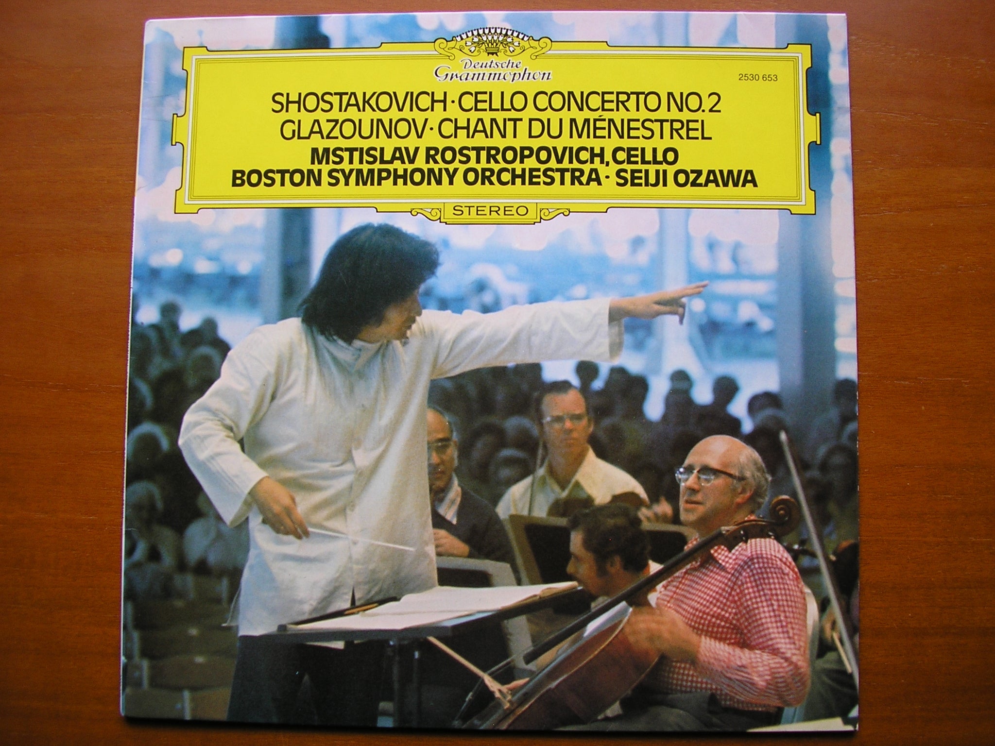 SHOSTAKOVICH: CELLO CONCERTO No. 2 / GLAZOUNOV: CHANT DE MENESTREL    ROSTROPOVICH / BOSTON SYMPHONY / OZAWA     2530 653