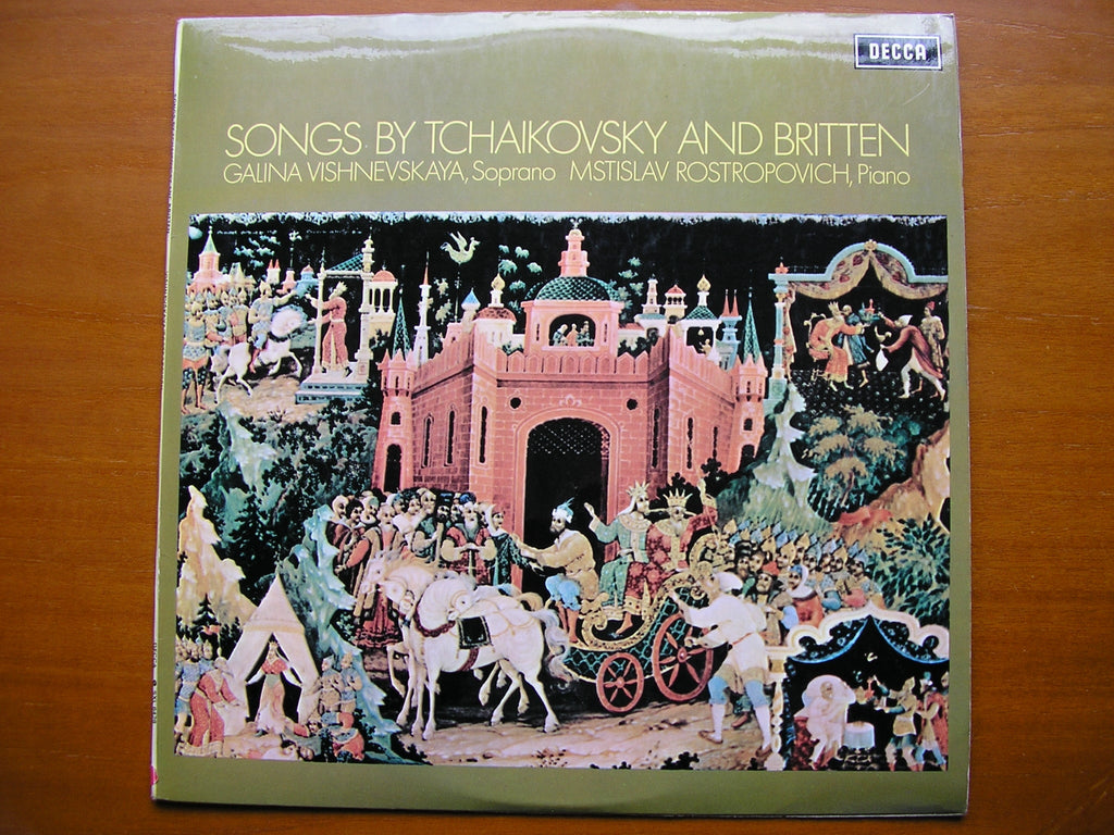 TCHAIKOVSKY: SIX SONGS / BRITTEN: THE POET'S ECHO     VISHNEVSKAYA / ROSTROPOVICH     SXL 6428