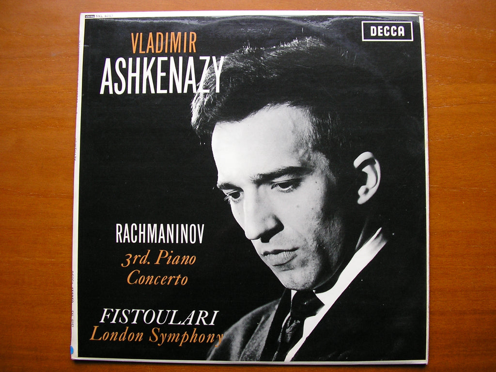 SXL 6057  RACHMANINOV: PIANO CONCERTO No. 3      ASHKENAZY / LONDON SYMPHONY / FISTOULARI     ED1