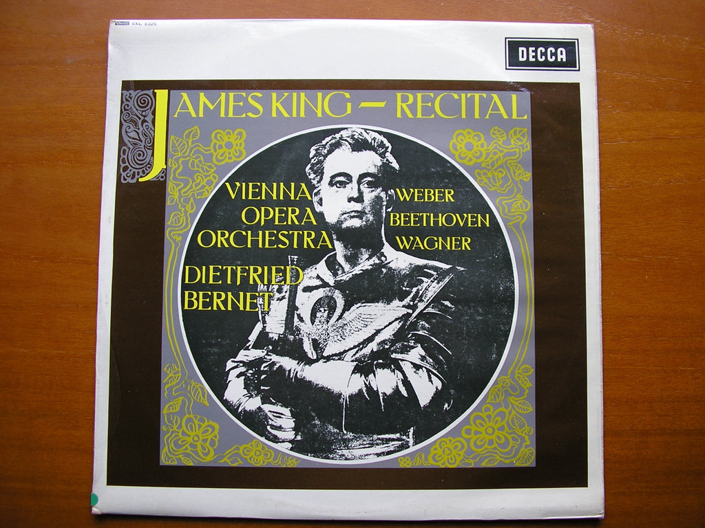 SXL 6326  OPERA ARIAS: WEBER / WAGNER / BEETHOVEN       JAMES KING / VIENNA OPERA ORCHESTRA / BERNET      ED2