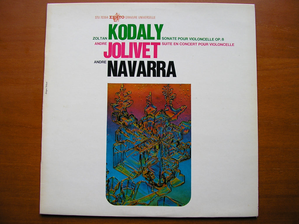 KODALY & JOLIVET: MUSIC FOR SOLO CELLO     ANDRE NAVARRA     STU 70364
