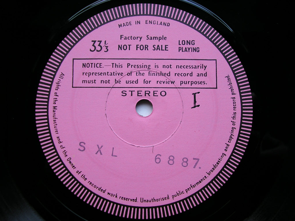 SXL 6887 MOZART: PIANO CONCERTOS Nos. 25 & 27 DE LARROCHA / LONDON PHILHARMONIC / SOLTI test pressing